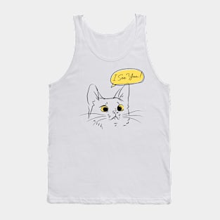 cats see you Tank Top